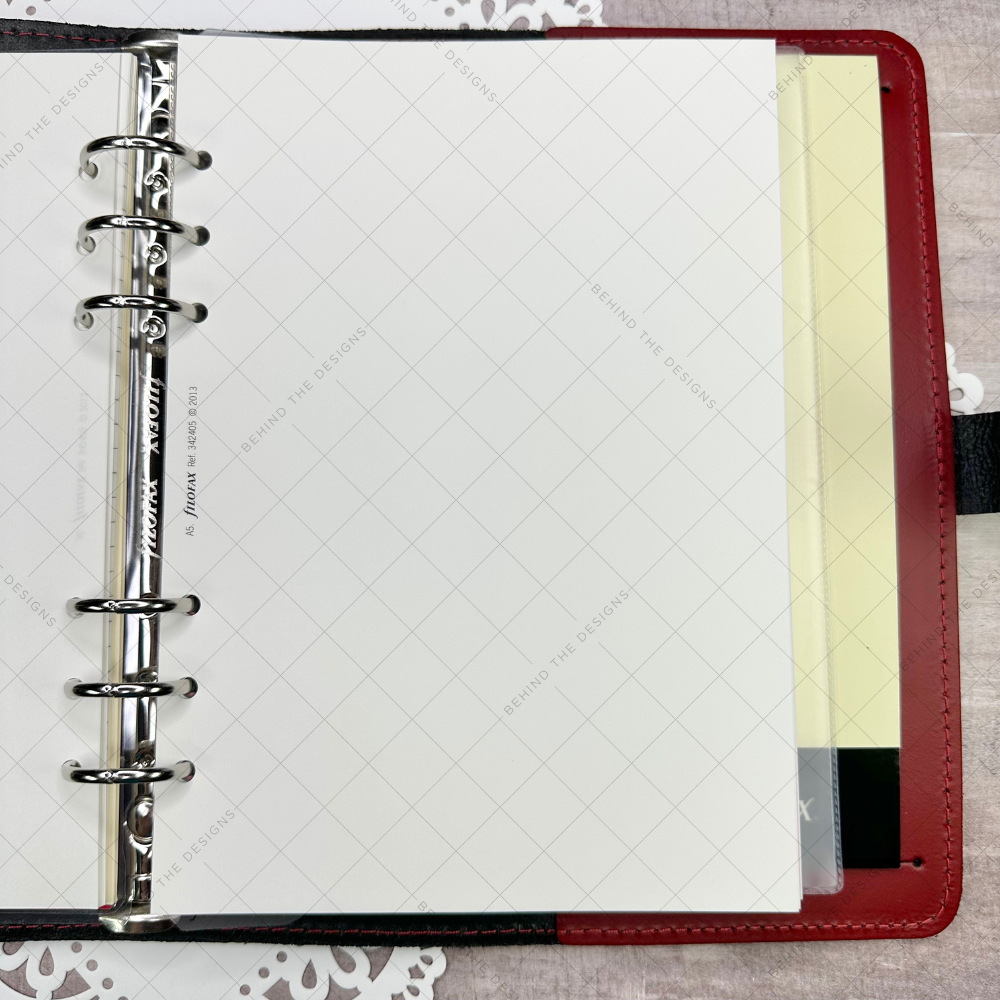 Filofax Original A5 Organizer Pillarbox Red - Image 7
