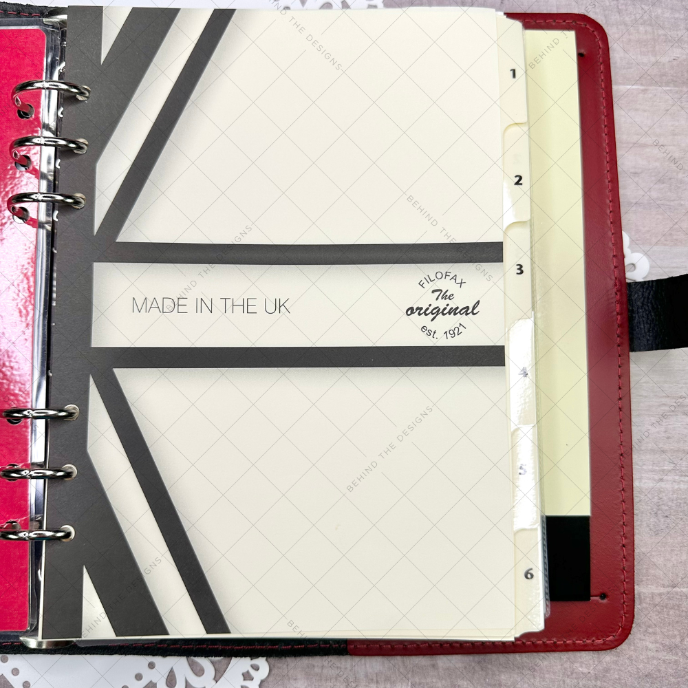 Filofax Original A5 Organizer Pillarbox Red - Image 4