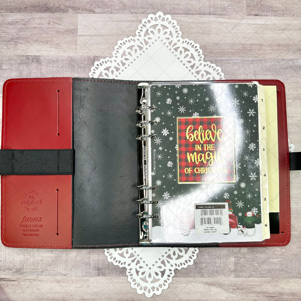 Filofax Original A5 Organizer Pillarbox Red - Image 2