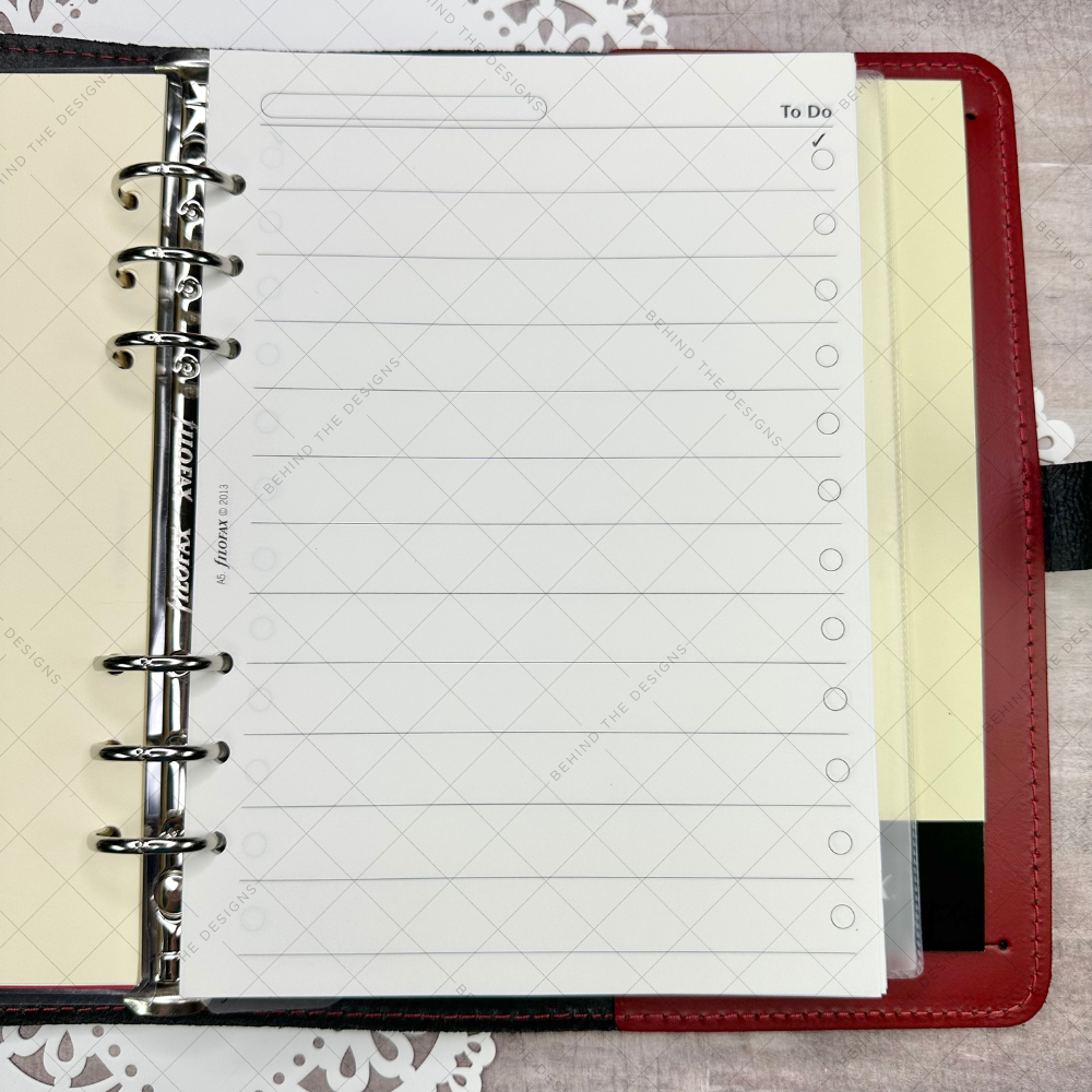 Filofax Original A5 Organizer Pillarbox Red - Image 5