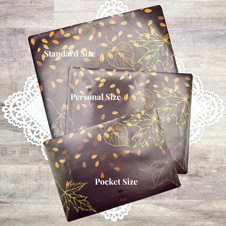 Autumn Leaves Are Falling Standard Size Travelers Notebook