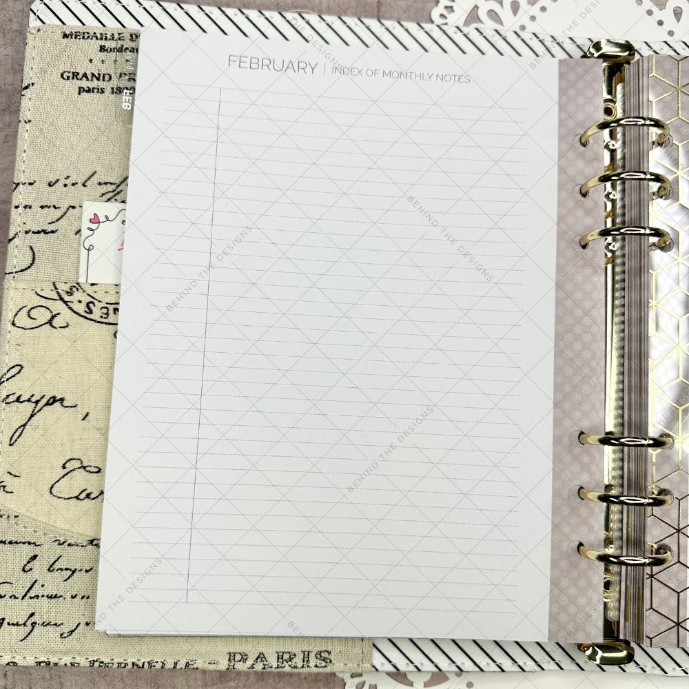 Paris Eiffel Tower A5 Ring Planner - Image 5