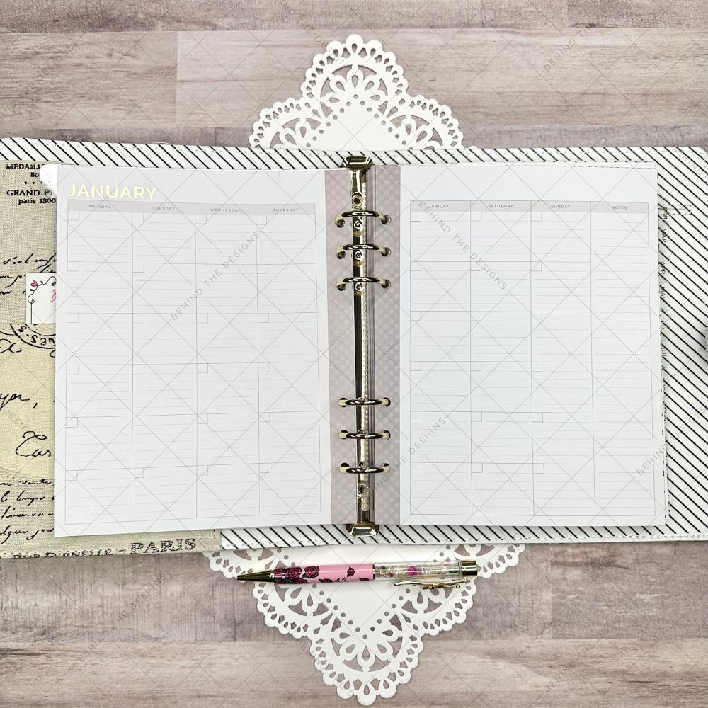 Paris Eiffel Tower A5 Ring Planner - Image 6