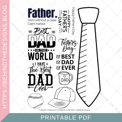 Father's Day Journaling Printable