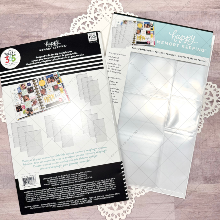 Happy Memory Keeping BIG Page Protectors